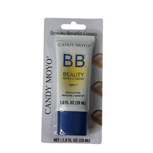 Candy Moyo BB Beauty Benefit Cream Light 1 Multi Action Makeup 1 oz